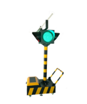 军垦路街道太阳能移动信号灯