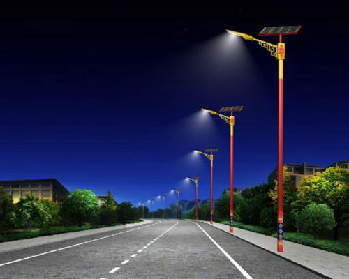 军垦路街道民族特色路灯